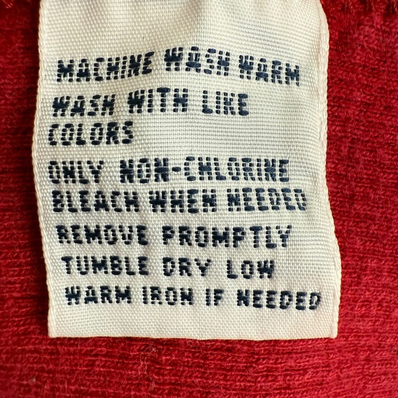 Polo by Ralph Lauren Red Zip Up Sweater - Picture 6 of 7